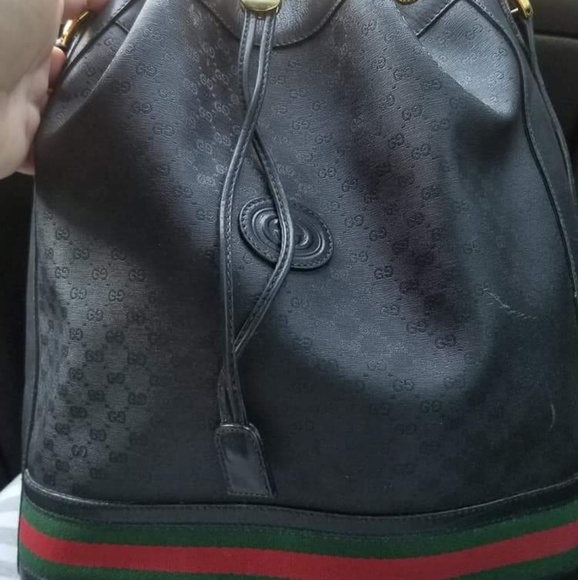 Gucci Handbags - Authentic Vintage GUCCI drawstring bucket bag